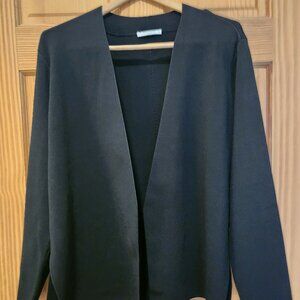 MM LaFleur "Jardigan", cropped, black, +2 (2X) NWOT